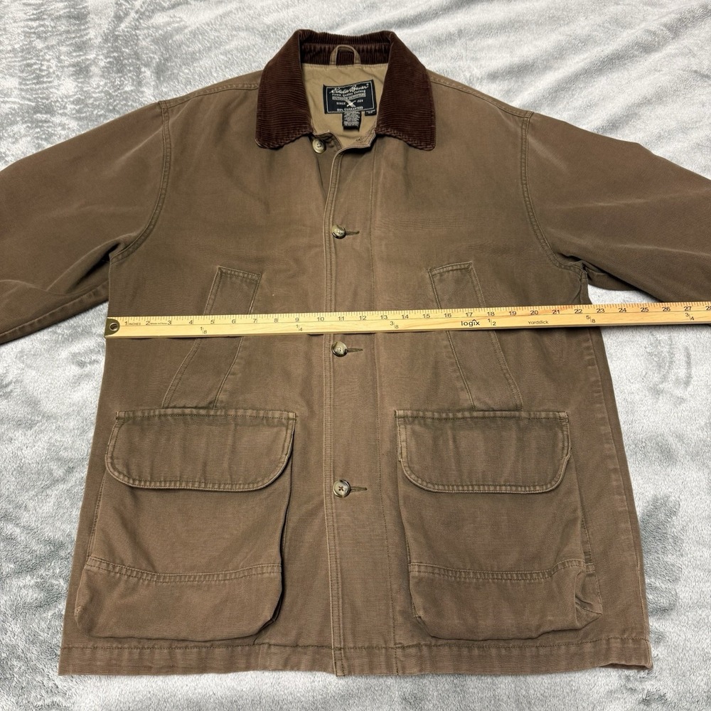 Eddie Bauer Barn Chore Jacket Men's Small Field Canvas Corduroy Collar - Picture 4 of 9